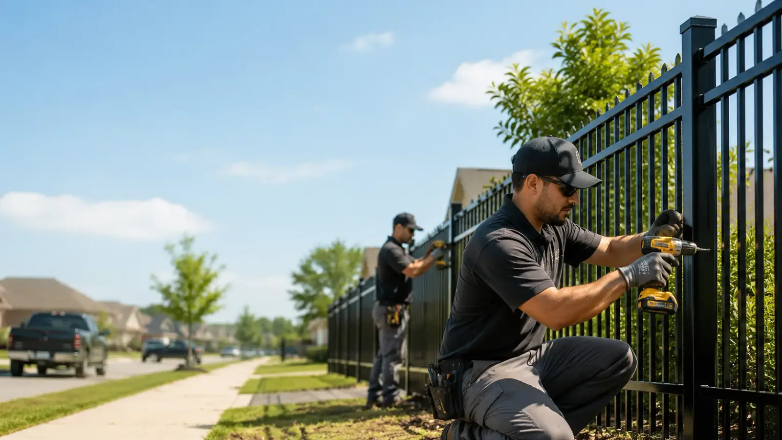 Metal Fence Installation in New Britain, CT